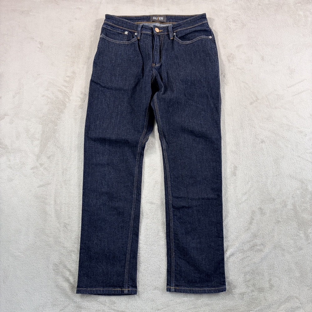DUER DU/ER L2X Relaxed Taper Stretch Performance Jeans in Blue Men 32x30